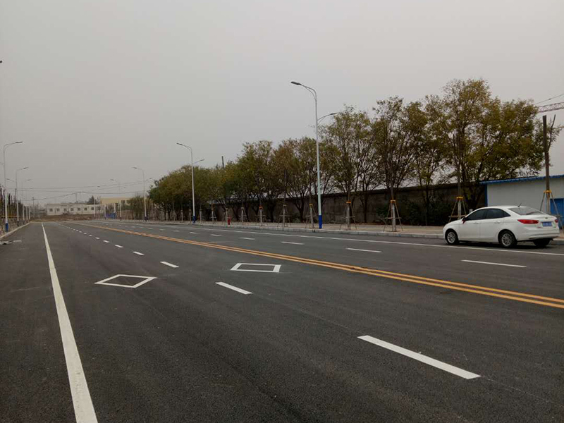 宋元瓷規(guī)劃二路道路、綠化及配套設施實景圖